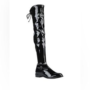 Stuart Weitzman Patent Over The Knee Lowland Boots